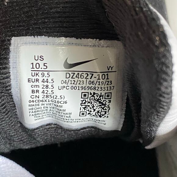 Nike Air Alpha Force Men's black and white shoes 88 size 10.5 - Picture 15 of 15